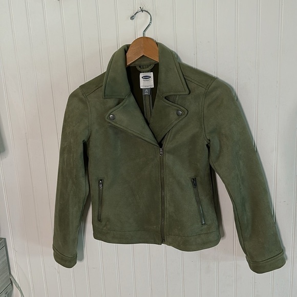 Like New! Old Navy Forest Green Cardigan sz L (10-12) - Picture 3 of 8